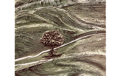 Albero speranza in verde campagna